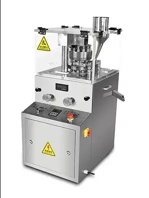 What materials can be processed using the ZP9 Rotary Tablet Press?